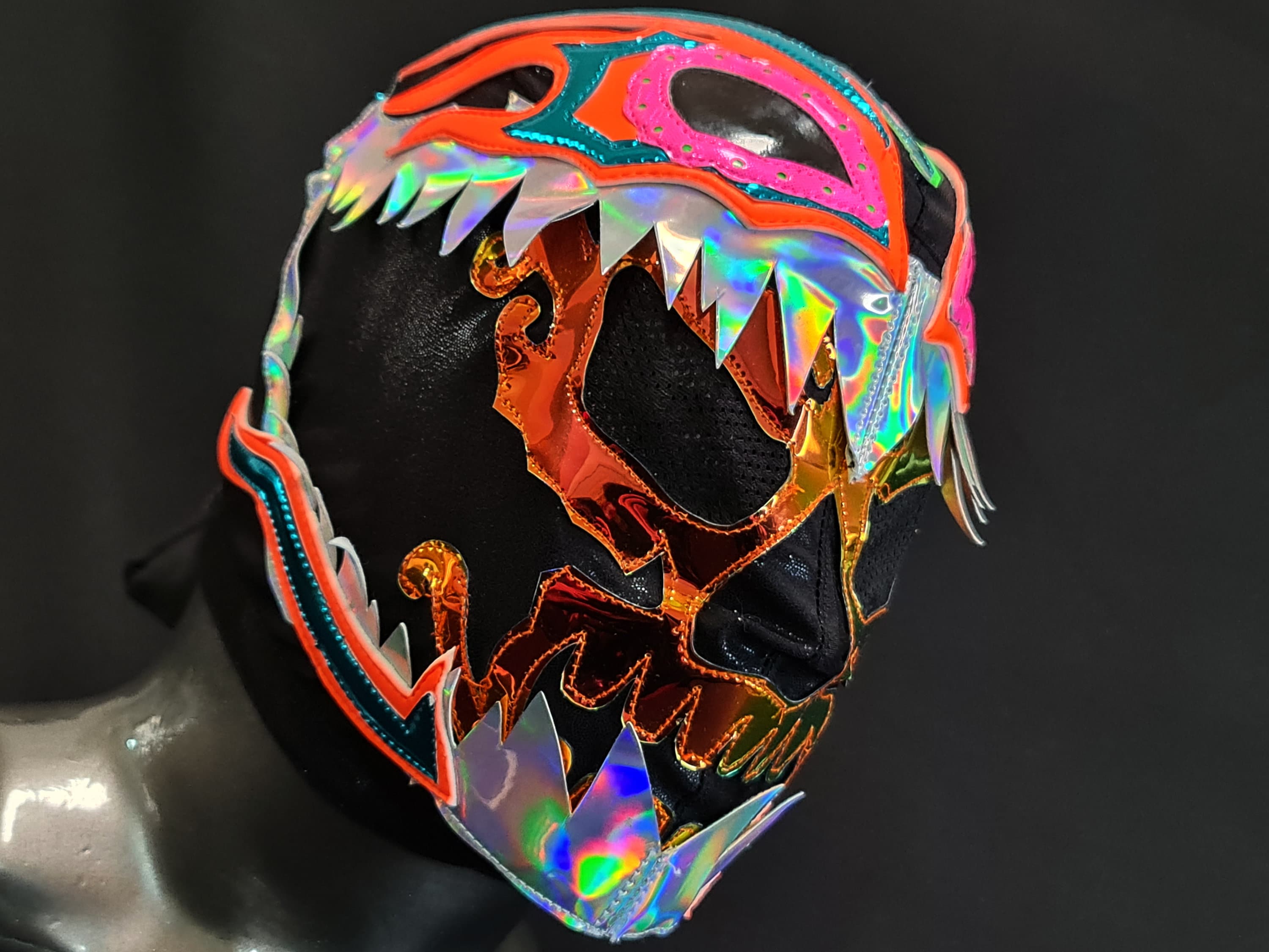 手作り TITAN MUERTOS レスリングマスク ルチャドール コスチューム