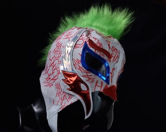 JOKER MASK wrestling mask luchador costume wrestler lucha libre mexican mask maske cosplay