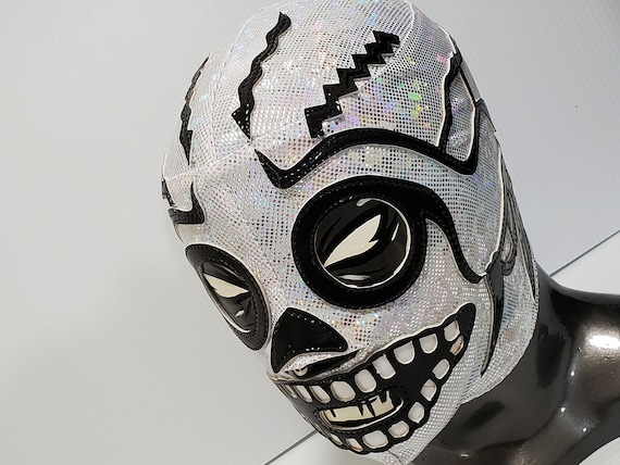 SKULL Wrestling Mask Costume Wrestler Lucha Libre Etsy