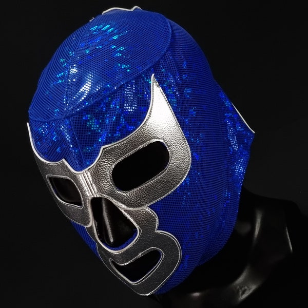 BLAUW MASKER worstelen masker luchador kostuum worstelaar lucha libre Mexicaanse masker maske cosplay