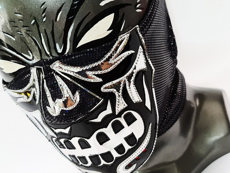 SKULL FACEMASK wrestling mask luchador costume wrestler lucha | Etsy