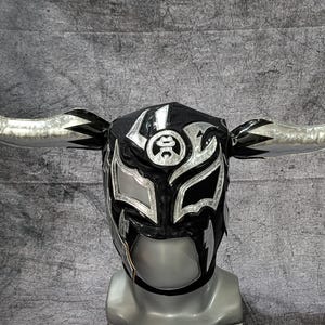 Masque de catcheur artisanal, masque de luchador, costume de lutteur, masque mexicain de lucha libre, masque de cosplay semi-professionnel