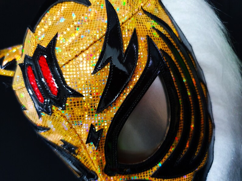 Tiger mask wrestling mask luchador costume wrestler lucha libre mexican mask maske cosplay