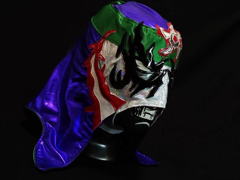Pentagon Joker Wrestling Mask Luchador Costume Wrestler Lucha Etsy