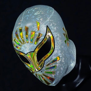 máscara de luta livre mística feita à mão traje de lutador lutador lucha libre máscara mexicana maske cosplay