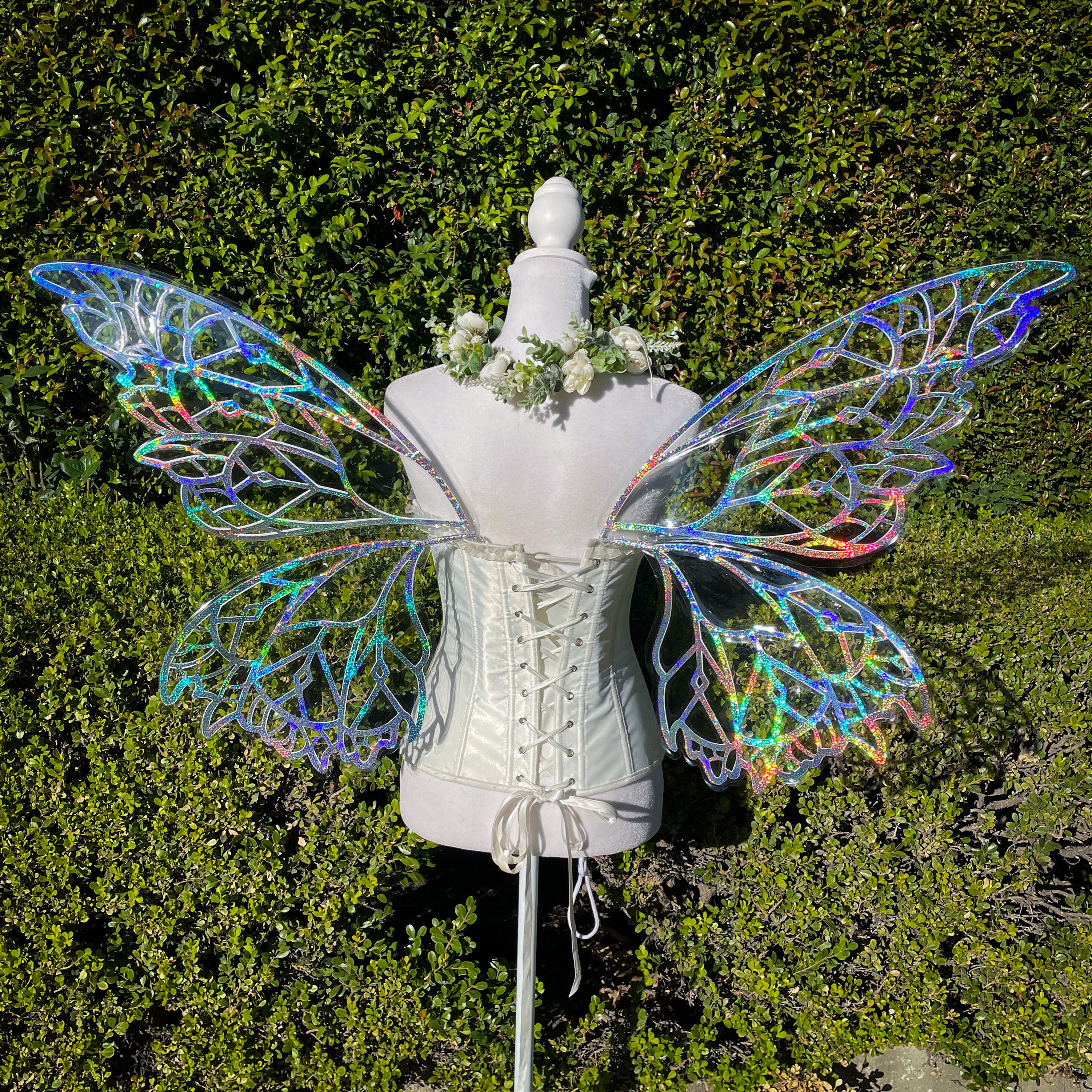 MADE TO ORDER Snow Crystal Fairy Wings - Etsy