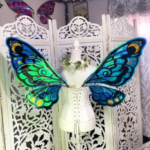 MADE TO ORDER Medium Moon Moth Fairy Wings