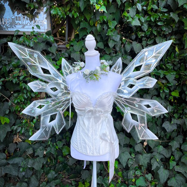 MADE TO ORDER Frozen Fractal Fairy Wings