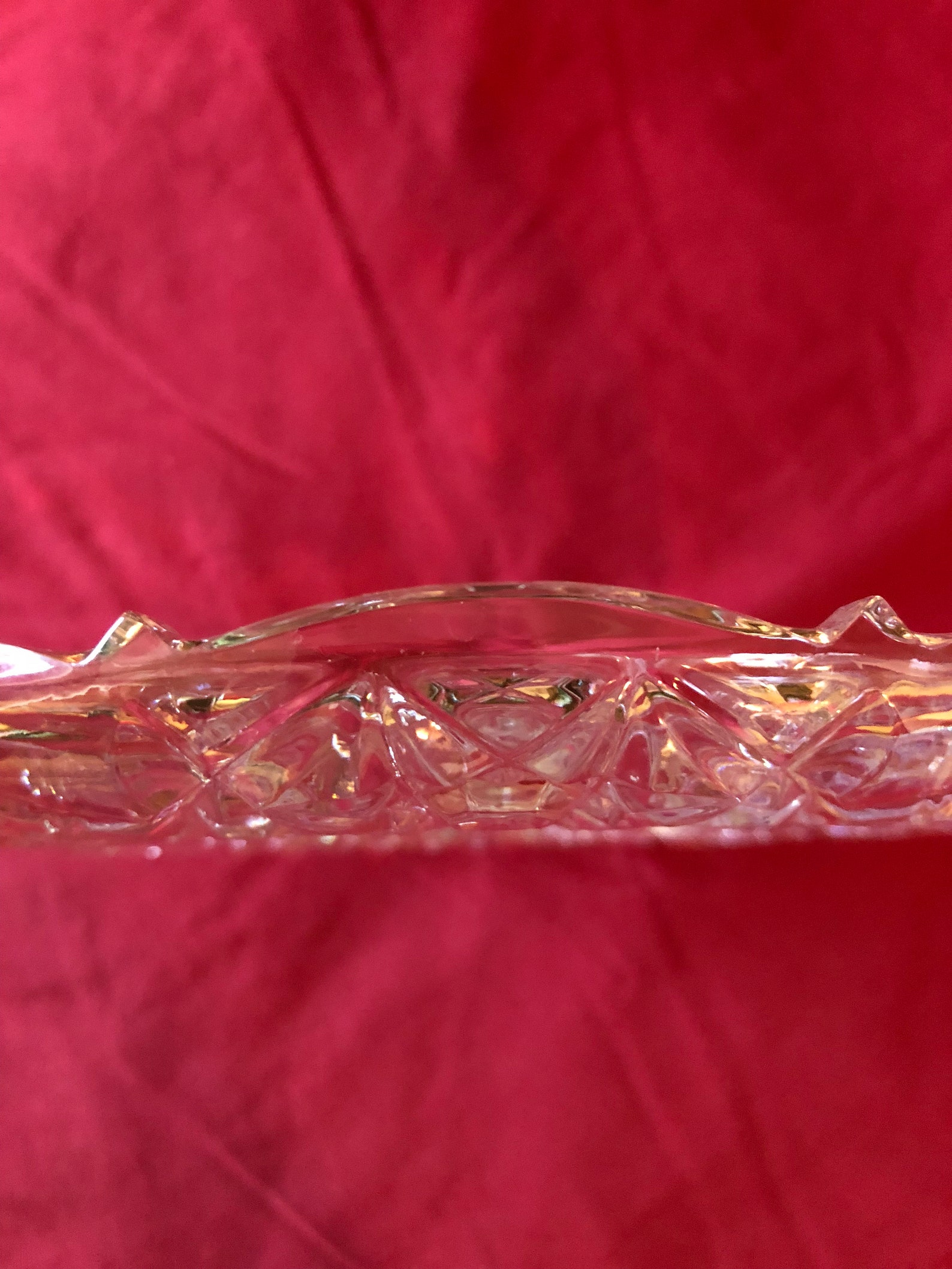 24 Lead Crystal Vintage Tiara Glass, Exclusives by Fostoria, Serving