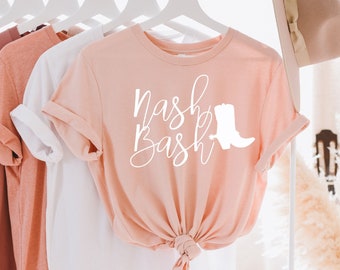 Nashville Bash Shirt, Nashville Bachelorette, Nashville Bride Shirt, Nashville Bridal Party, Bridesmaid Shirt, Bachelorette Party Shirt 6-21