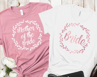 Mother of the bride shirt, mother of the groom, bachelorette tshirt, mother of the bride gift, bridesmaid gift, bridesmaid proposal