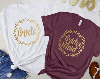 wedding shirts for bridesmaids