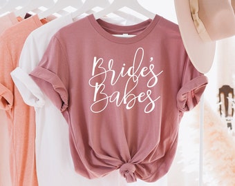 Bachelorette Party Shirt, Brides Babes Shirt, Babe of Honor Shirt, Bridal Party Shirt, Bridesmaid Gift, Bridesmaid Shirt, Proposal Box