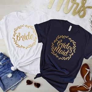 Bridesmaid Shirt, Bridesmaid Proposal Gift, Maid of Honor Shirt, Bridal Party Shirts, Getting Ready Shirts, Bride Shirt, Bachelorette Shirts