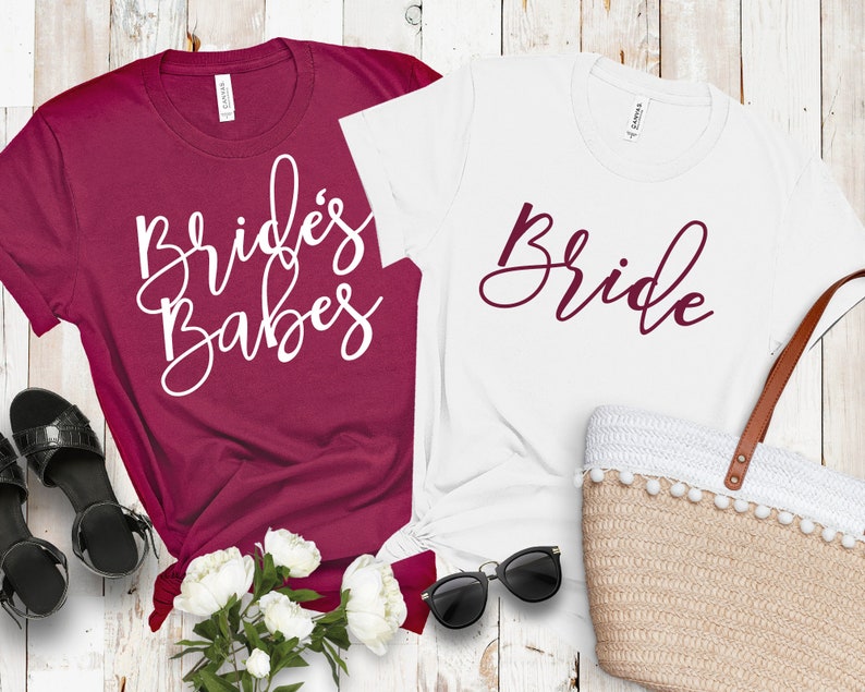 Bride, Tribe Shirts, Bags, Hats & More bridesmaid tshirts, bachelorette party shirts, bridal party, wedding party, bridesmaid gift image 2