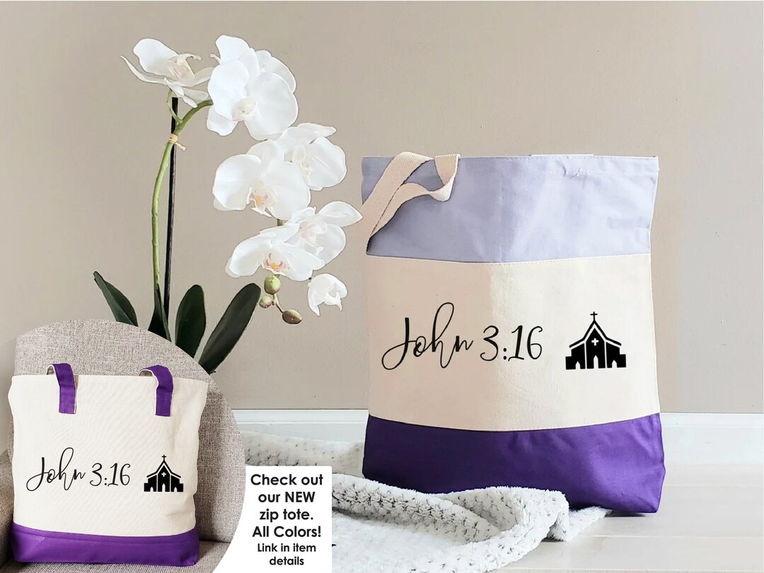 Church Tote Bag Personalized Church Bag Gifts for Pastor Etsy