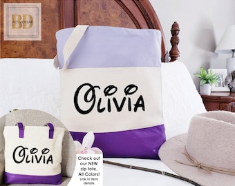 Custom Tote Bag Canvas - Tote Bag Personalized Tote Bag Women - Bridesmaid Tote Bag Gift - Personalized Tote Bag, Cotton Canvas Tote