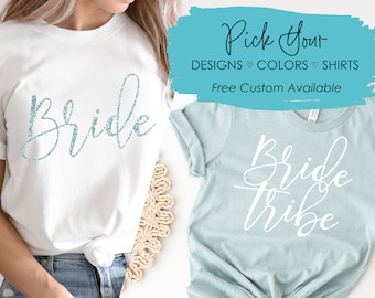 Bride Tribe Bachelorette Shirts / Sage Bridesmaid Shirts / Perfect Bridesmaid Gift / Bride Shirt