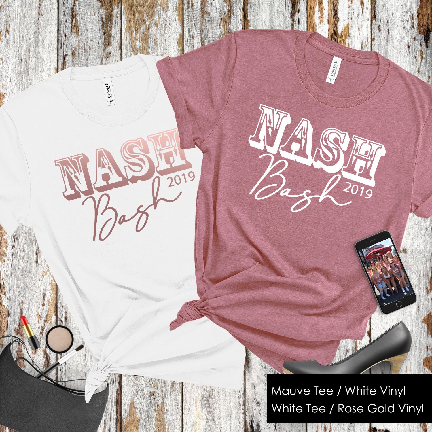 Nash Bash Bachelorette Shirts 
