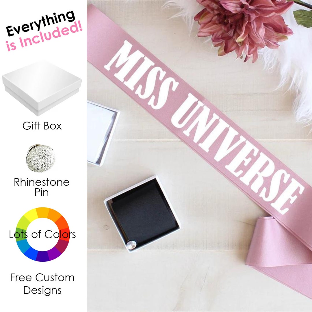 Pageant Sash, Custom Pageant Sash, Satin Pageant Sashes, Beauty Pageant Sash, Personalized