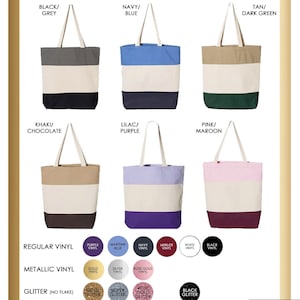 Yoga Bags, yoga studio gift, yoga mat bag, yoga bag, carryall bag, Personalized Tote Bag Women, Personalized Tote Bag, Cotton Canvas Tote image 8