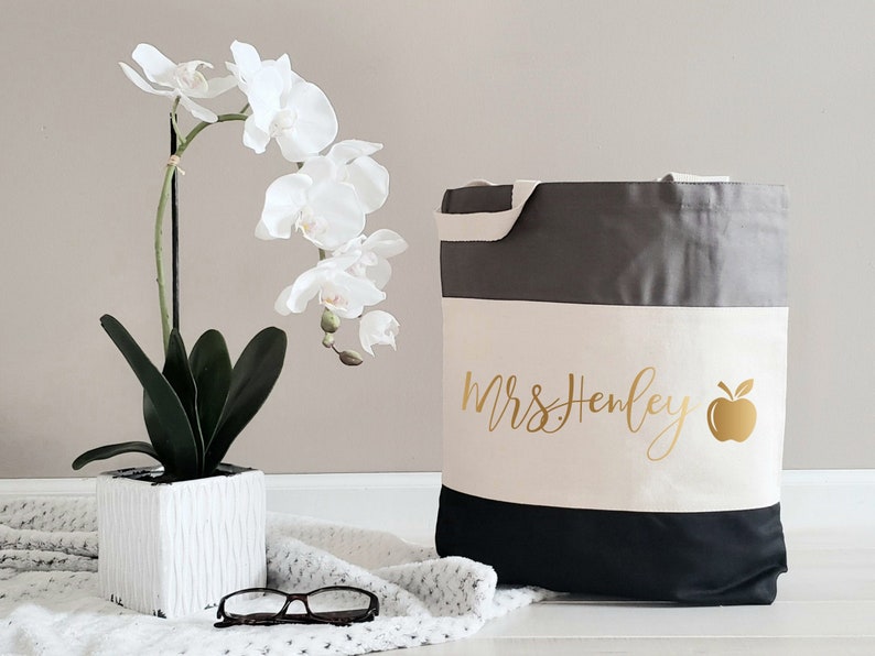 Teacher tote bag, Personalized teacher tote bag, Gifts for teachers, Teacher life, Personalized teacher gift, Custom Tote 