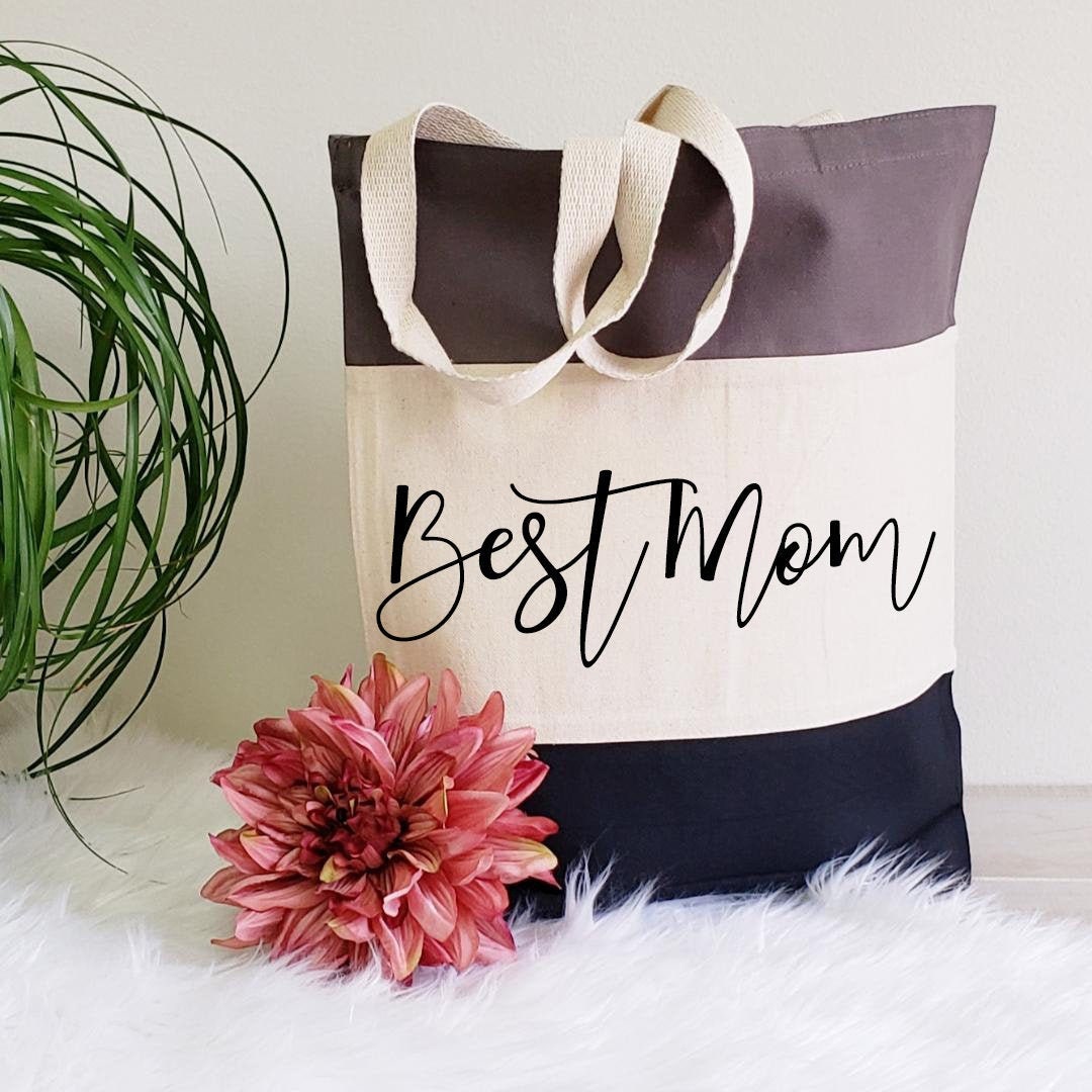 Tote Bag For Mom Best Mom Bag Mom Life Bag Custom Womens Etsy