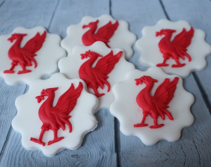 Liverpool cupcake topper Etsy UK