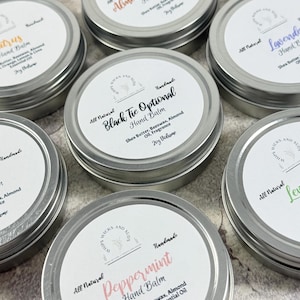 Shea Hand Balm: Natural Moisturizer, Gift for Nurse, Teacher (1oz or 2oz)
