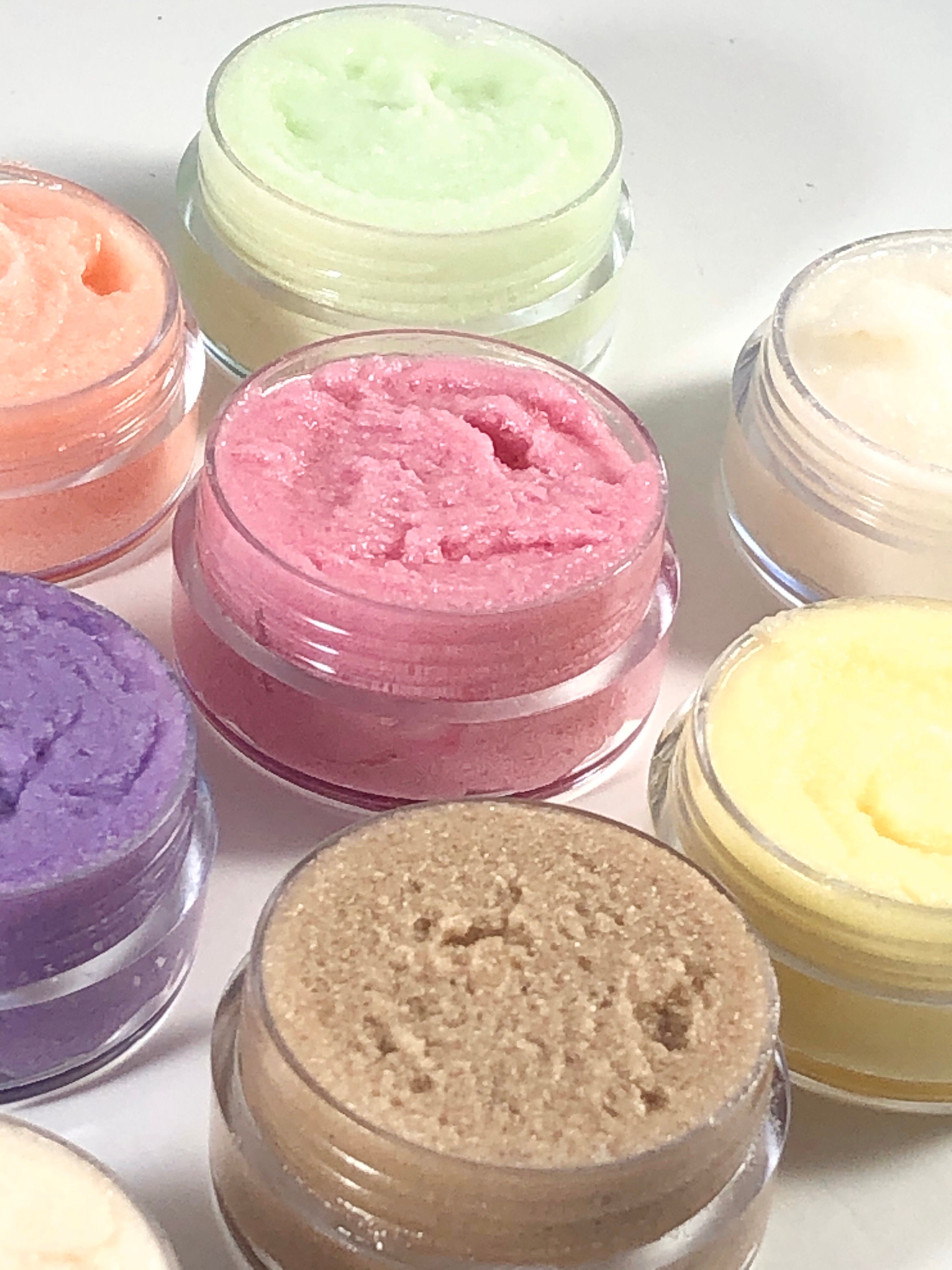 2 Pack Lip Scrub Set Edible Lip Scrub You Choose Flavors Etsy