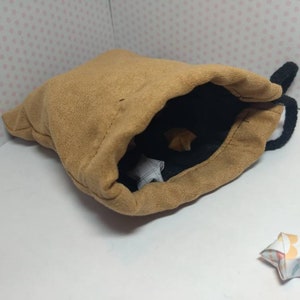 Suede Origami Wish Star Bag