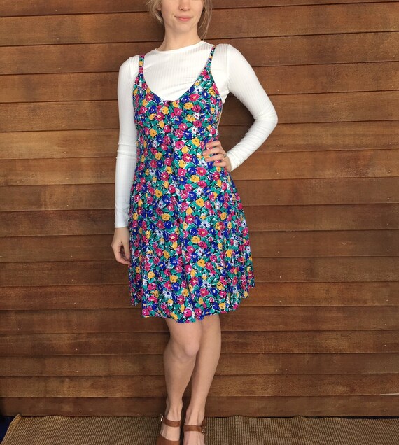 Floral Skater Dress Etsy