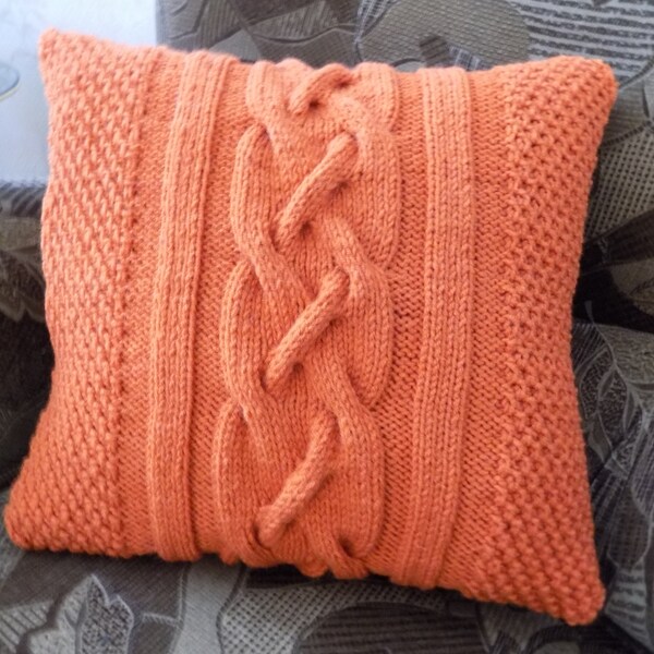 Knit Pillow Cover Etsy