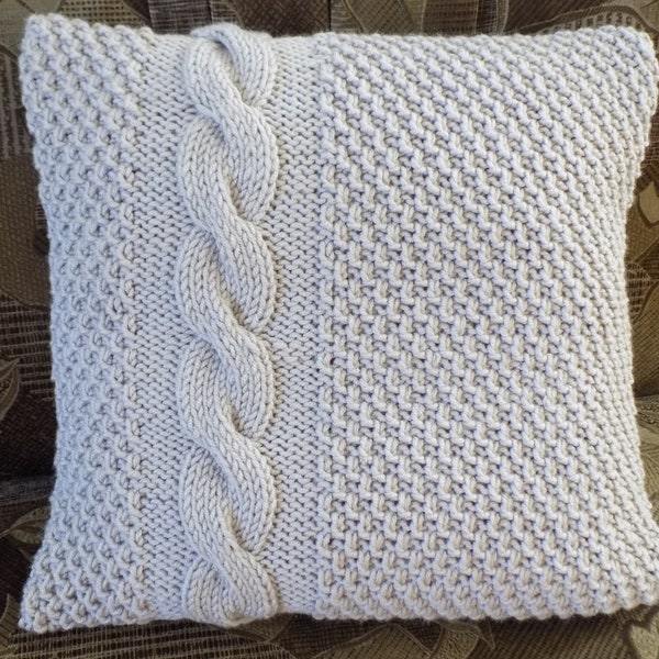 Knit Pillow Cover Etsy