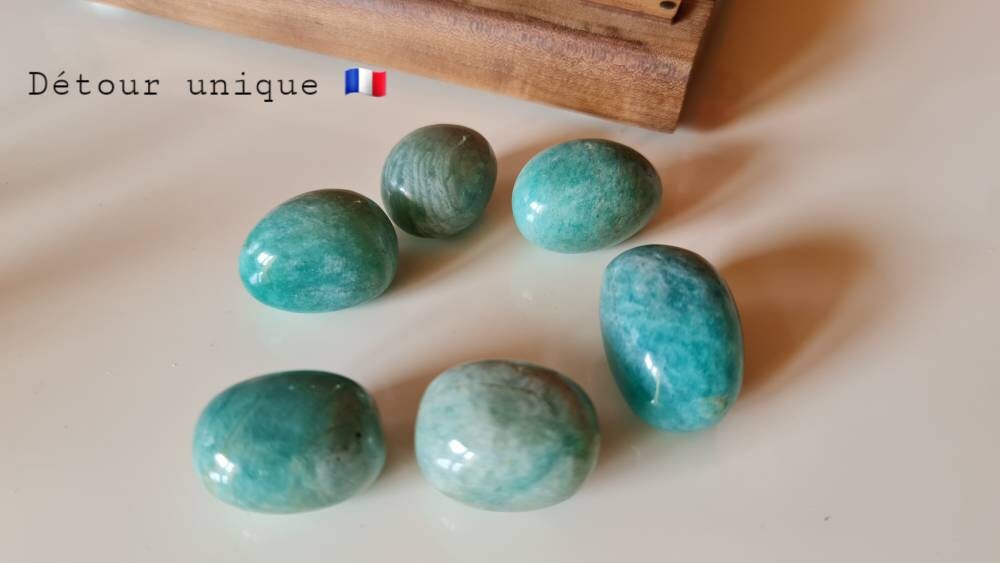 Pierre Roulée Amazonite Naturelle 3 à 4 cm