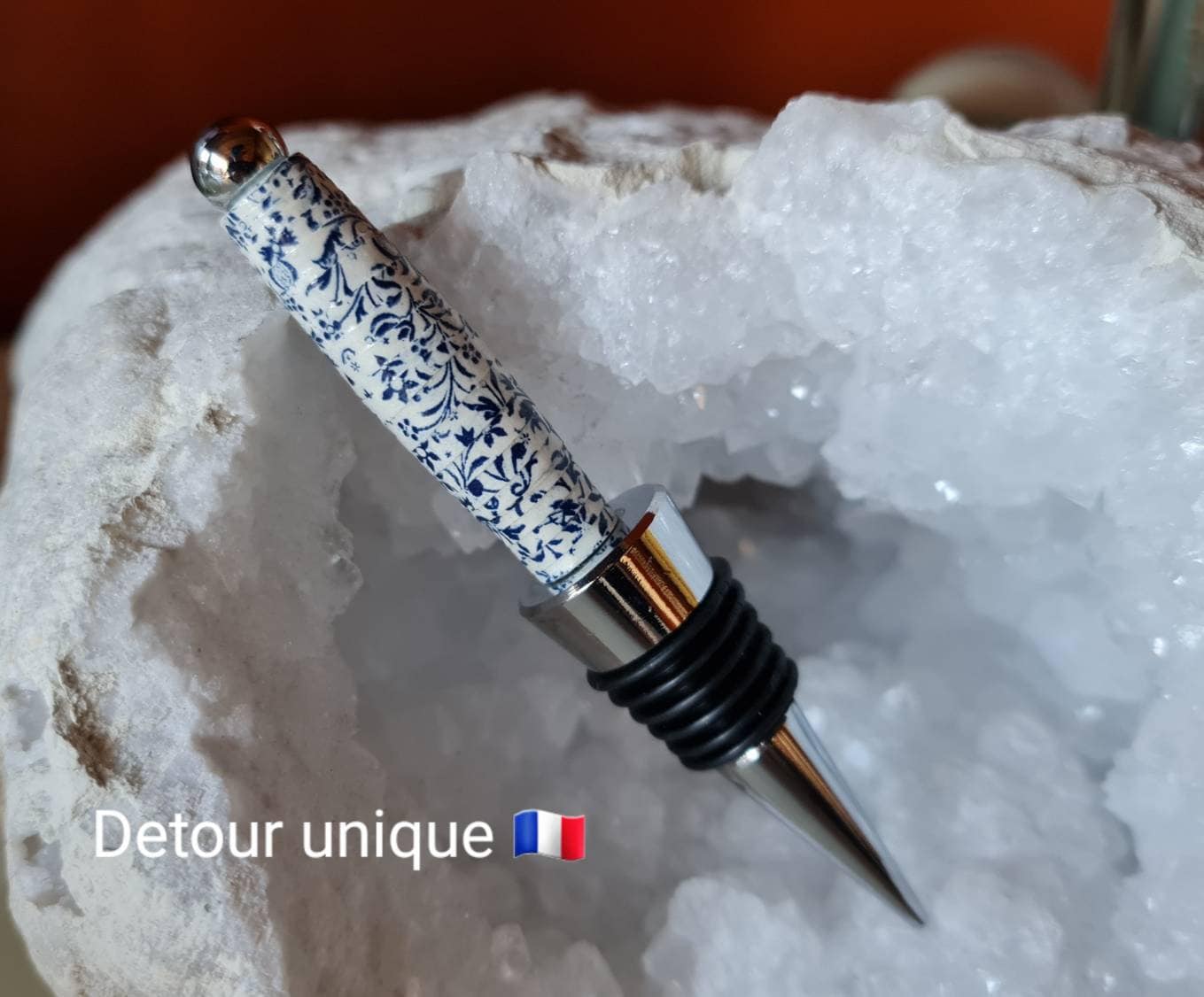 Bouchon de Bouteille en Papier Italien Artisanale Unique