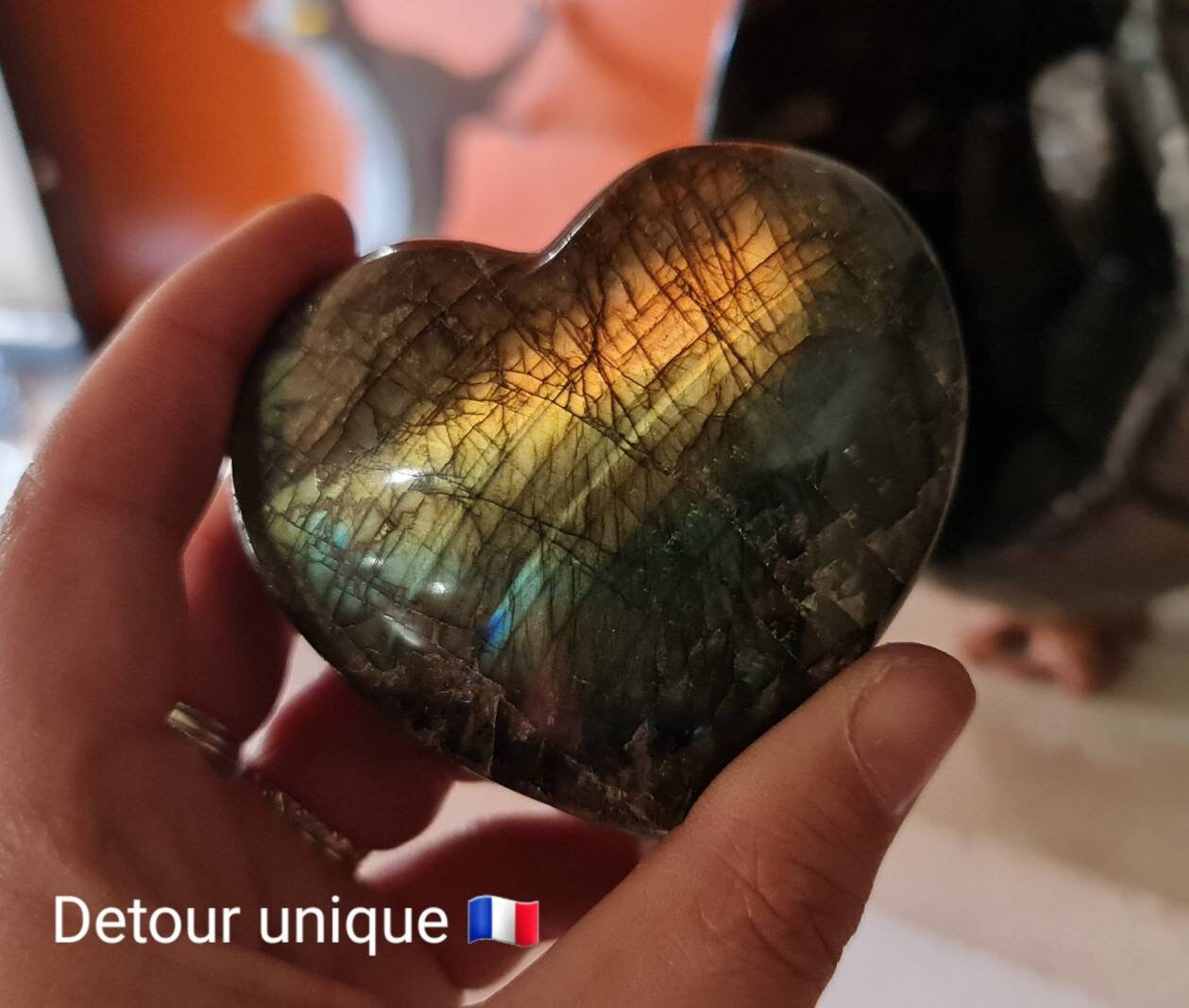 Labradorite Coeur Naturelle 235G