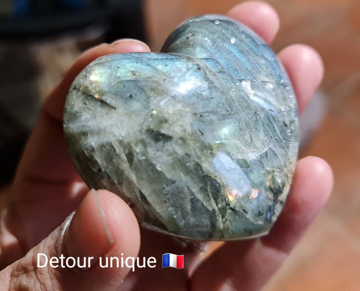 Labradorite Coeur Naturelle 130G