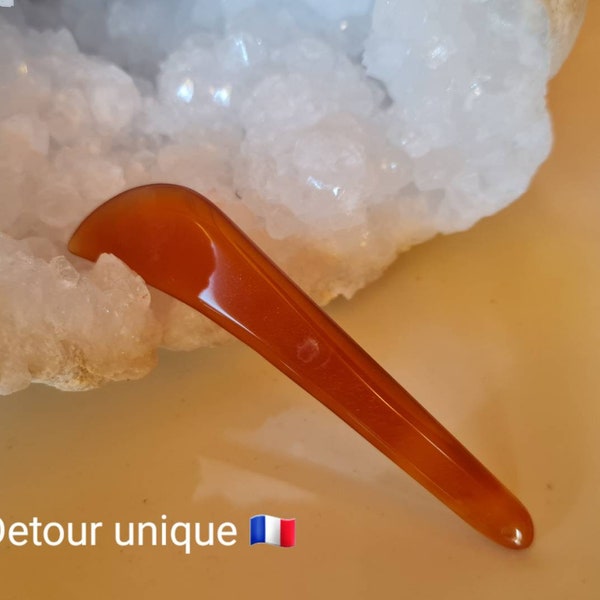 Bâton de massage en agate naturelle