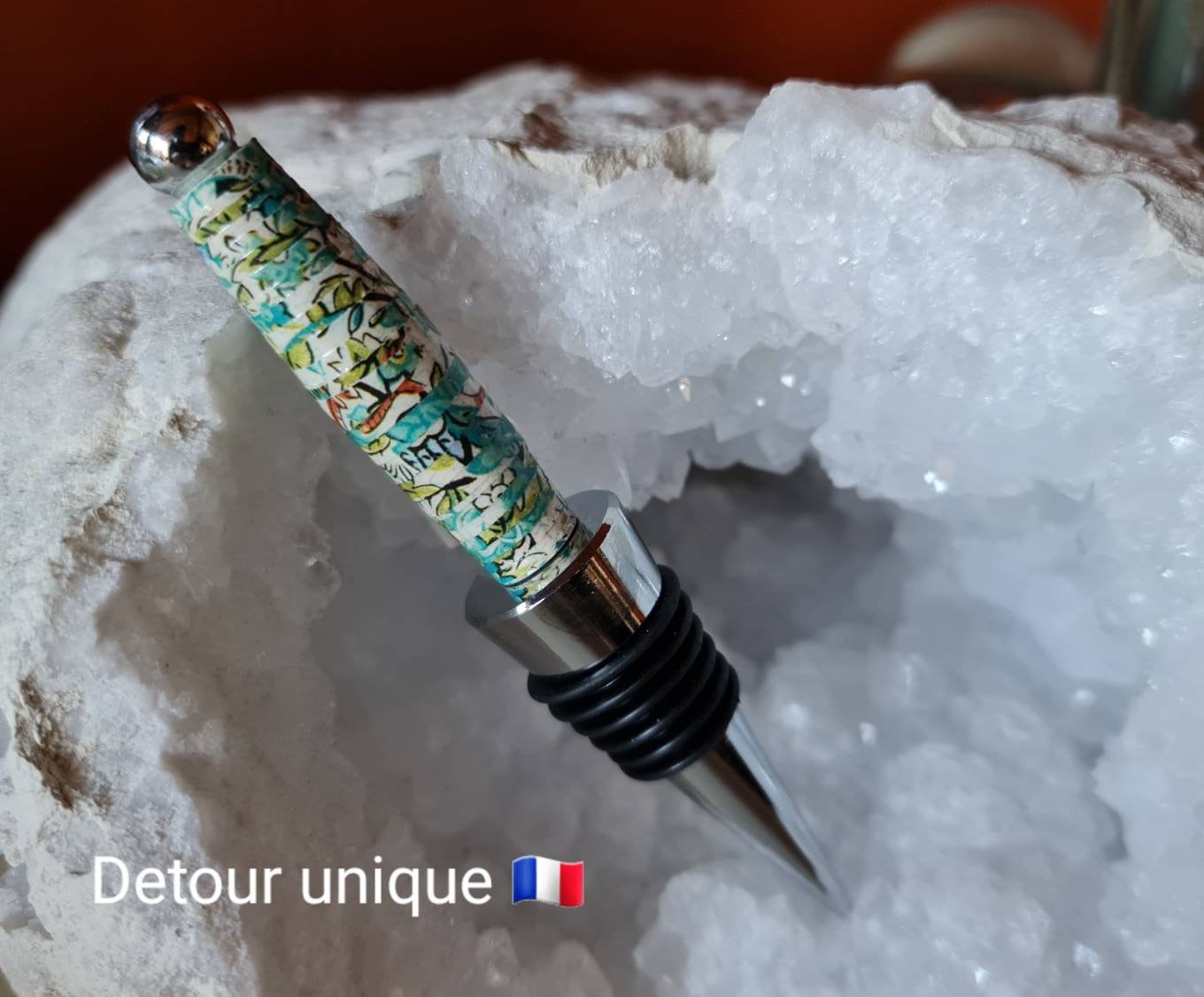 Bouchon de Bouteille en Papier Italien Artisanale Unique