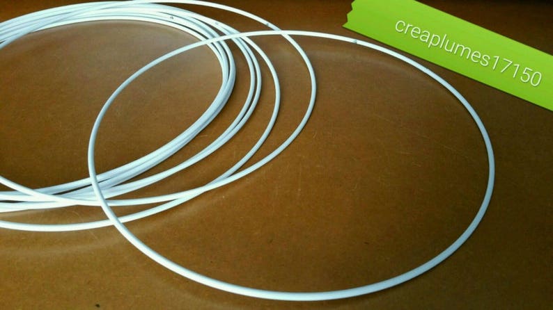 Metal circle . 20 cm for lampshade, Ring catches dreams image 1