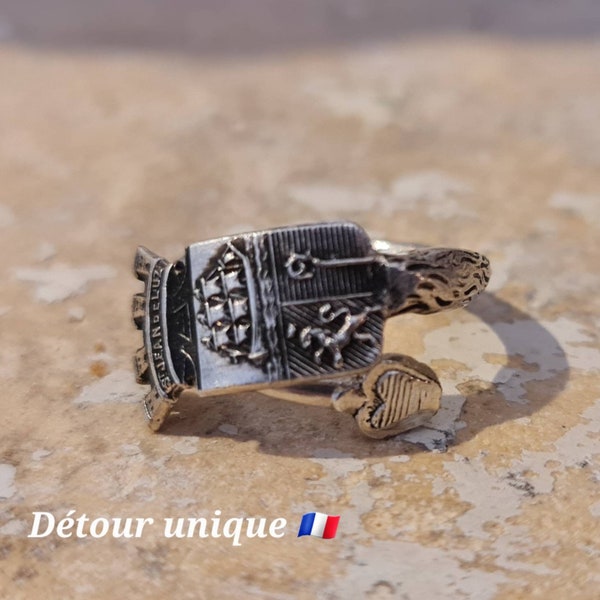 Bague unique petite cuillère ancienne