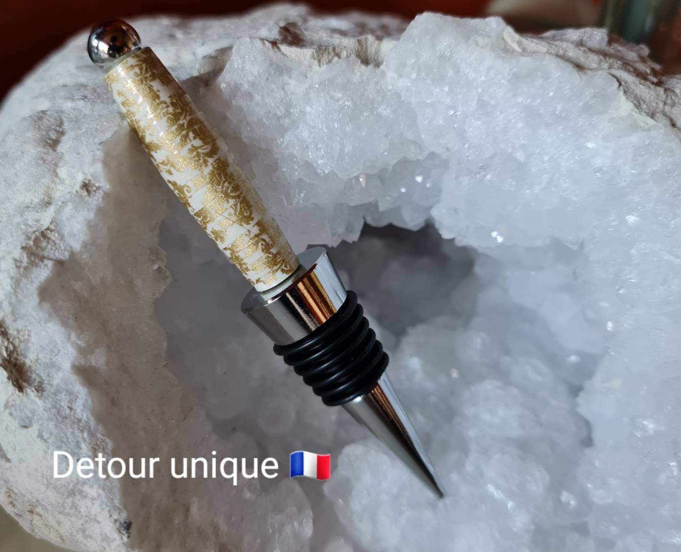 Bouchon de Bouteille en Papier Italien Artisanale Unique