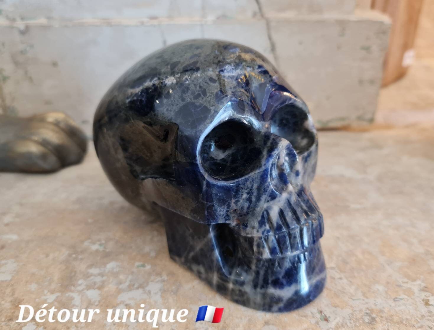 Sublime Crâne Sodalite Pièce Unique ~1.3Kg