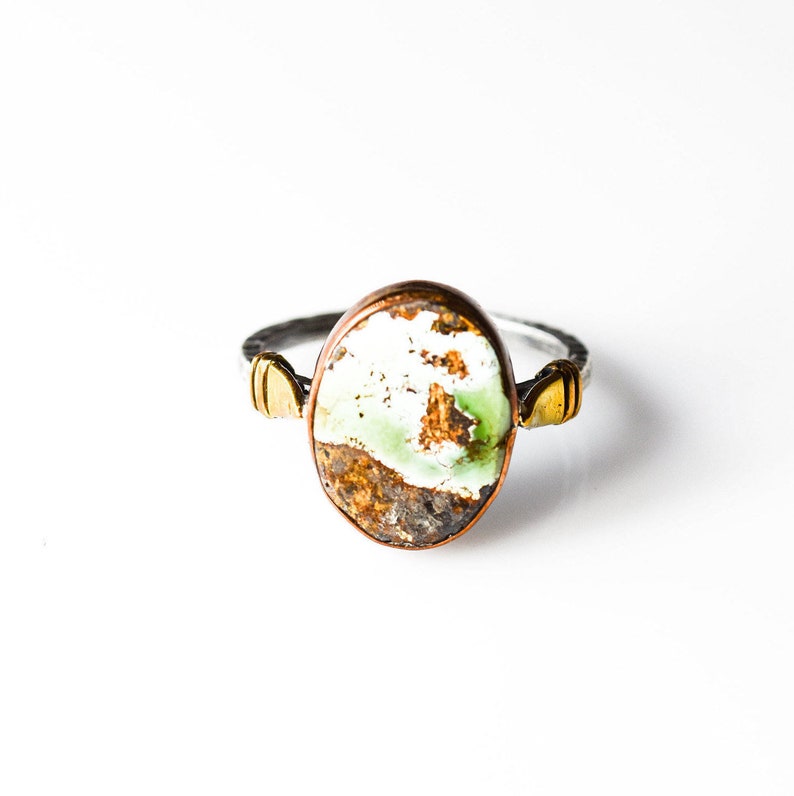 Statement Silver Turquoise Ring