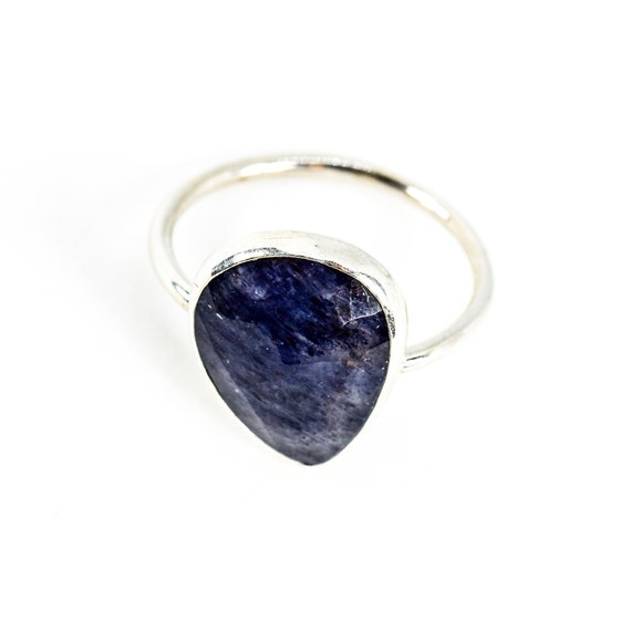 Cheap Rings Women Silver Plated Jewelry Vintage Blue Aventurine Hollow  Elegant Finger Ring Gift | Joom