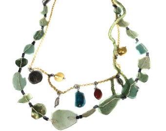 Ancient Roman Glass Necklace