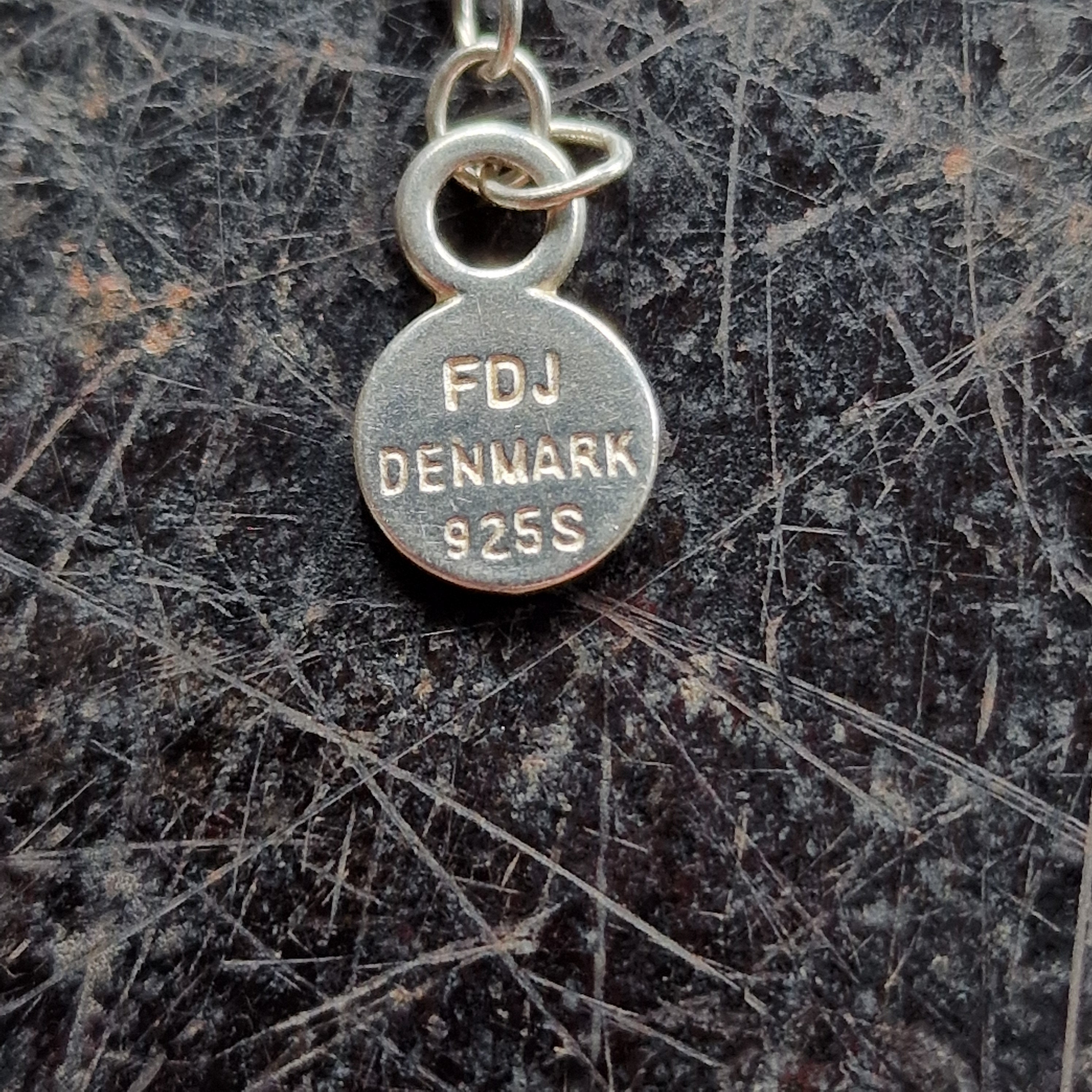 Vintage Flora Danica Necklace, 925 Silver Necklace, 925s FDJ