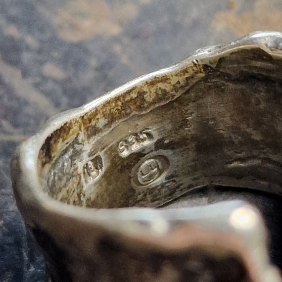 Bague En Argent Massif 835 - Taille 52 - Modèle Serti N°344 - Occasion