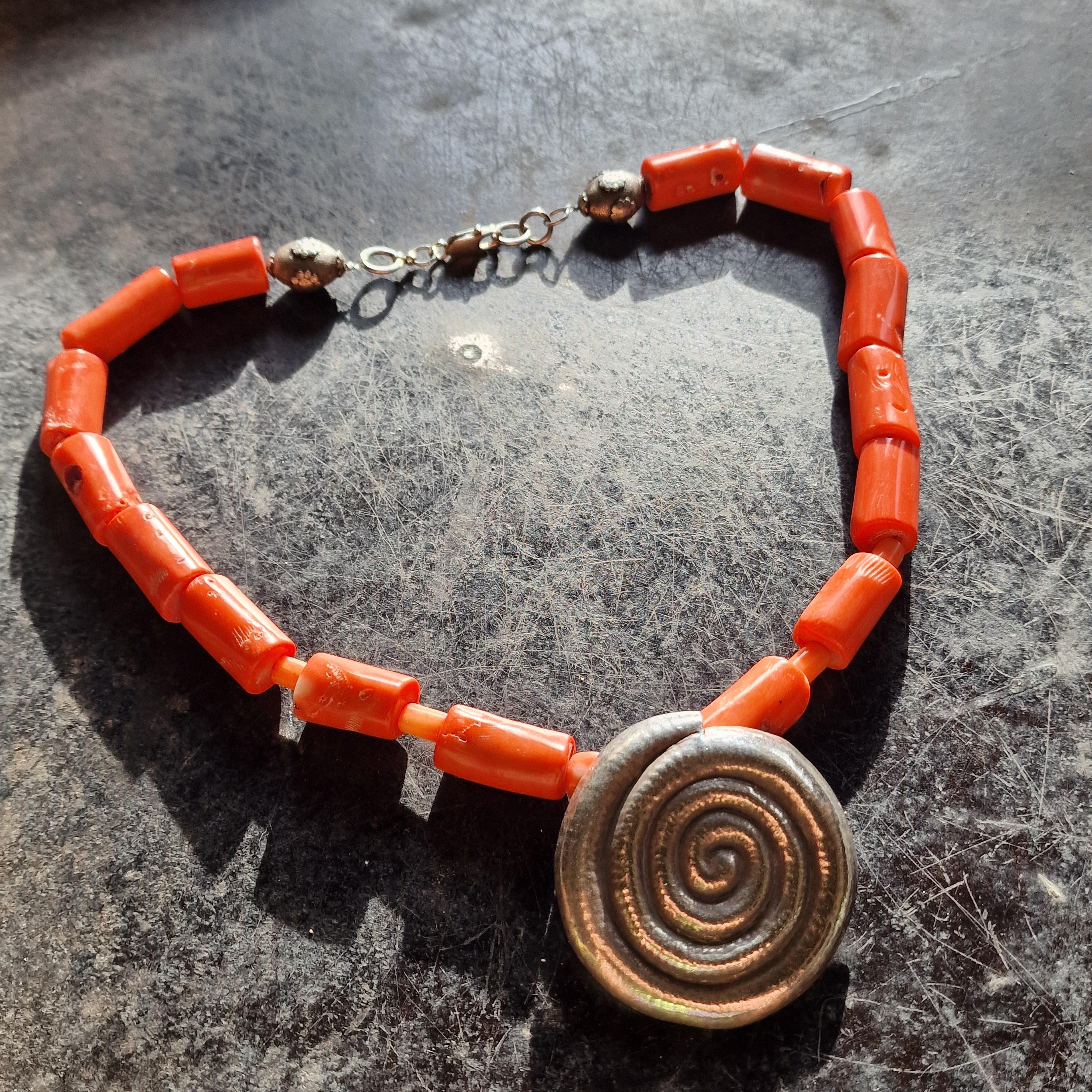 Collier Corail Rouge 46cm 170 Carats - Argent 925 - Made In France - Neuf Avec étiquettes